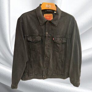 Levi's Black Denim Jacket XL Oversized Unisex NEW Streetwear